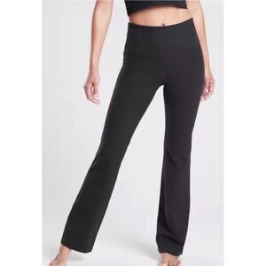 Athleta Studio Flare Pant Black High Rise Yoga Leggings Women's Size Large